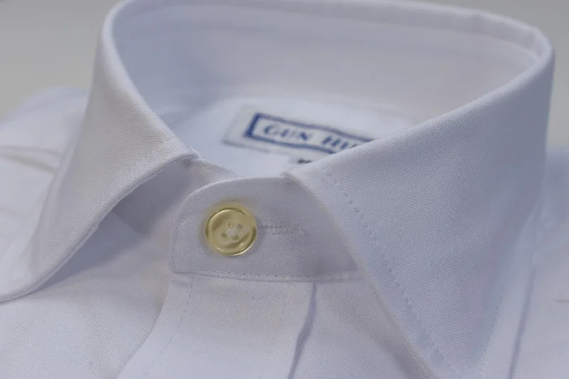 Men's Cowboy Shirts for Western StyleGun Hill Mens Cliff Oxford Shirt - White