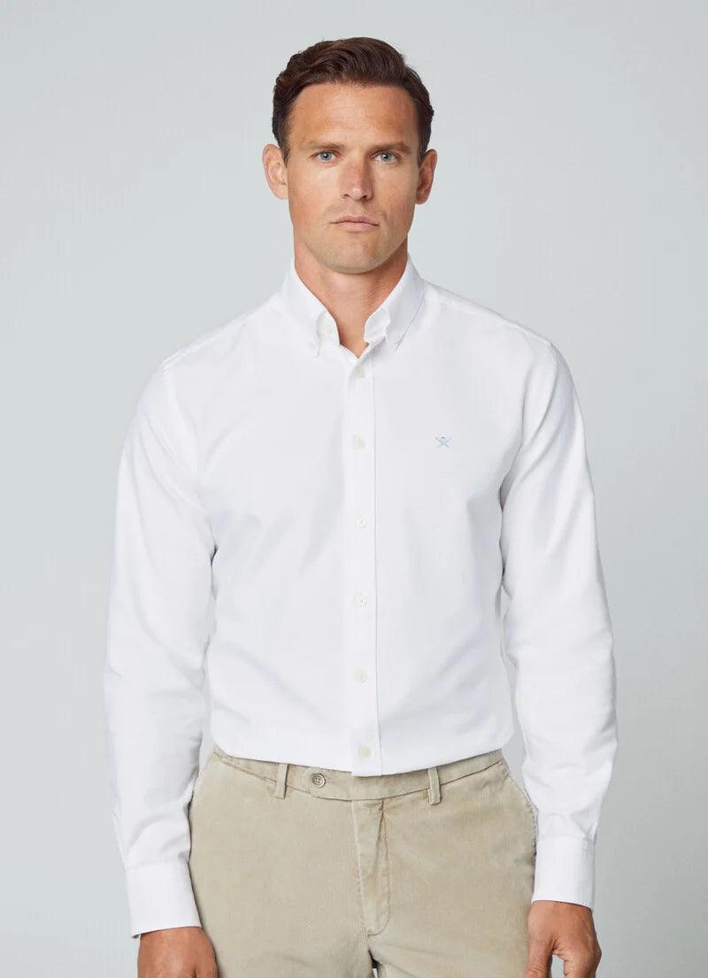 Men's Moisture-Wicking Shirts for All-Day ComfortHackett Mens Washed Oxford Shirt - Sky, white or pink