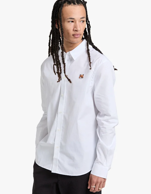 Men's Color-Blocking Shirts for a Statement LookFox Head Classic Shirt - White