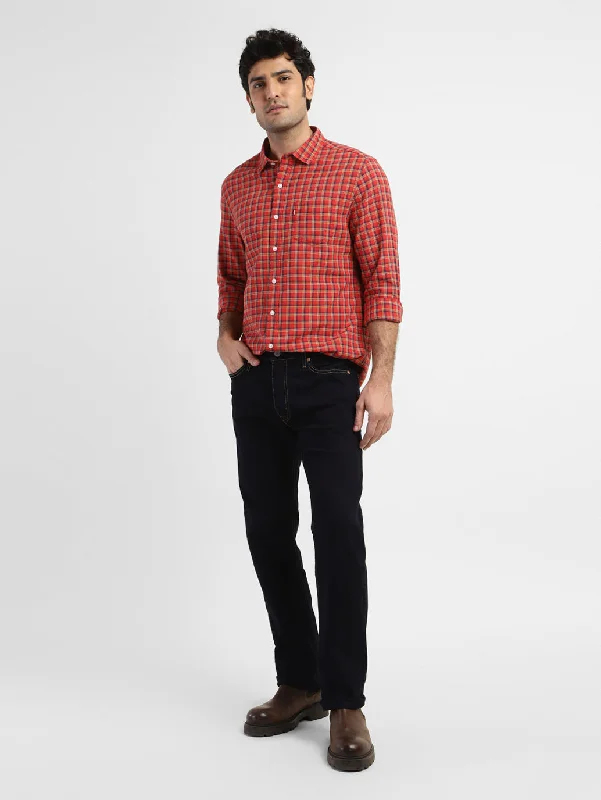 Stylish Men's Graphic T-ShirtsMen's Checkered Spread Collar Shirt