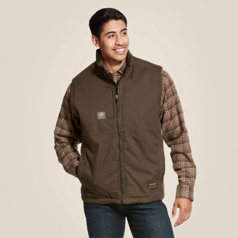 Warm Men's Down JacketsAriat Men's Rebar DuraCanvas Vest