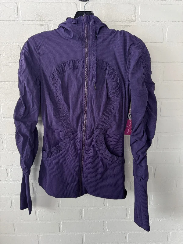 Men's Coats for LayeringAthletic Jacket By Lululemon In Purple, Size: S