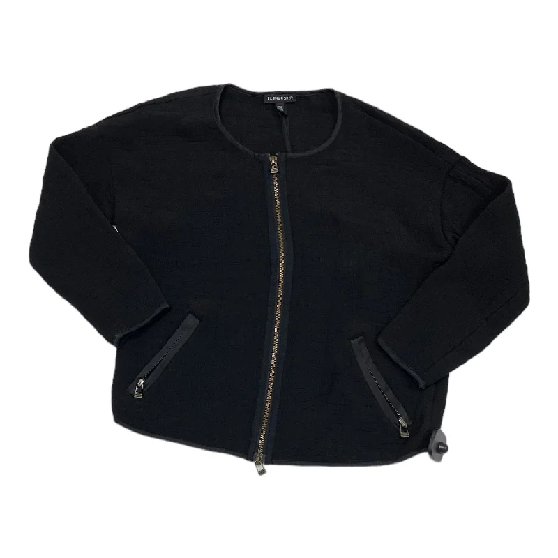 Men's Coats for Winter CampingBlack Jacket Designer Eileen Fisher, Size Xs