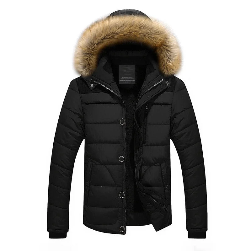 Men's Coats with VentilationHigh Quality Men Down Jacket Brand Clothing Casual Warm Hooded Fur Collar Coats Winter Jackets PARKAS Men's Coats with VentilationHigh Quality Men Down Jacket Brand Clothing Casual Warm Hooded Fur Collar Coats Winter Jackets PARKAS