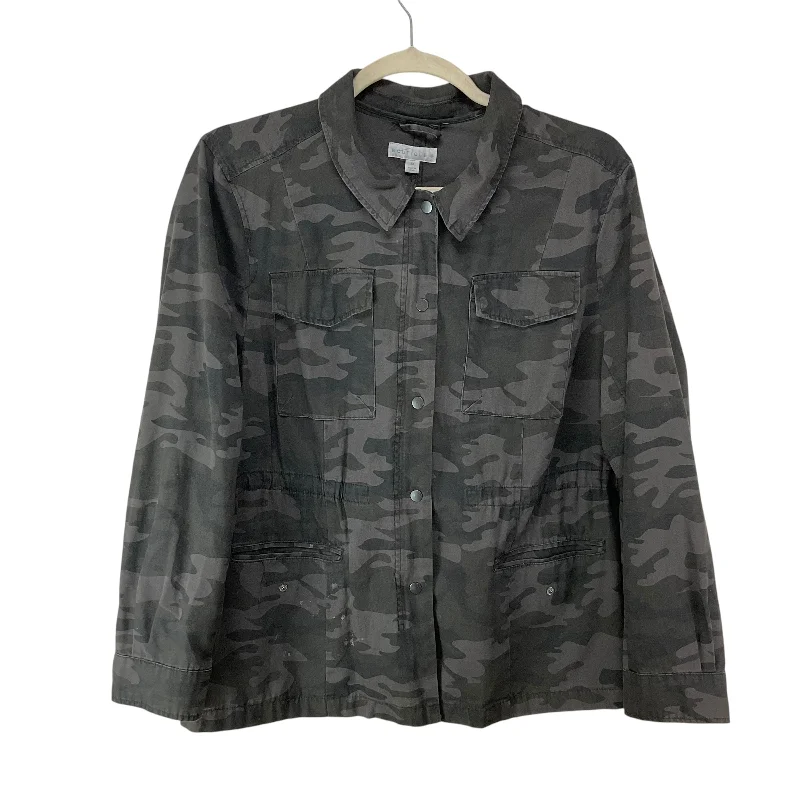 Men's Coats for Short MenJacket Denim By Boutique + In Camouflage Print, Size: 3x