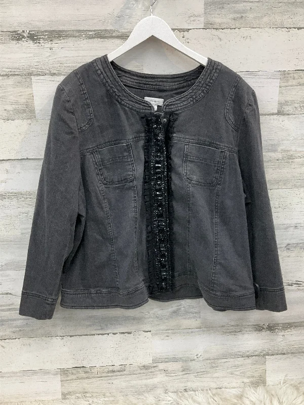 Men's Coats for Every BudgetJacket Denim By Cj Banks In Black Denim, Size: 2x