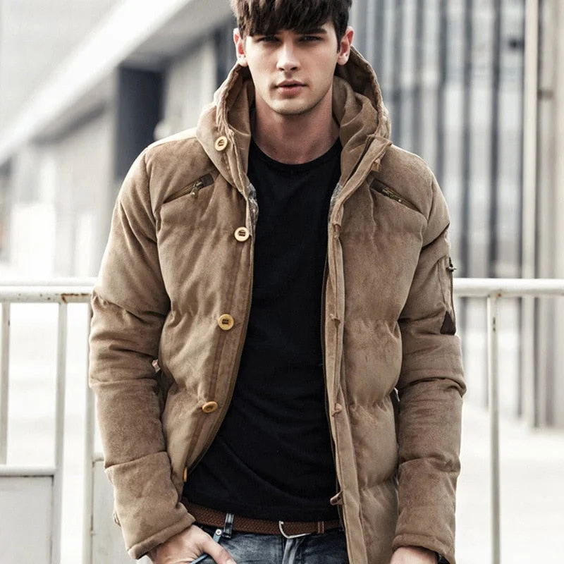 Men's Coats with Contrast StitchingNew Men Winter Jacket Coat Fashion Quality Cotton Padded Windproof Thick Warm Soft Brand Clothing Hooded Male Down Parkas Men's Coats with Contrast StitchingNew Men Winter Jacket Coat Fashion Quality Cotton Padded Windproof Thick Warm Soft Brand Clothing Hooded Male Down Parkas