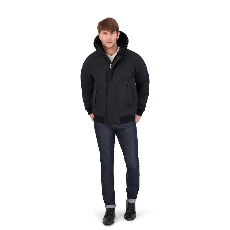 Men's Coats for Dressy OccasionsSean John Bomber Jacket Men with Sherpa Lined Hooded Heavyweight Insulated Coat